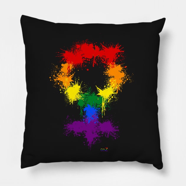 Rainbow XX Pillow by udezigns