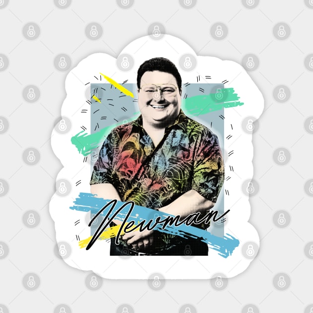 Newman  / 90s Aesthetic Fan Art Design Magnet by DankFutura