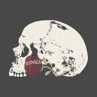 The Skull and the Red Rose T-Shirt