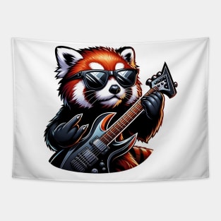 Cute Rock Animal - Red Panda Tapestry