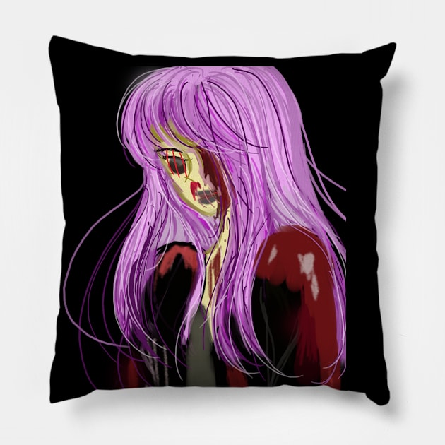 ghost in halloween Pillow by Artiststore1983 