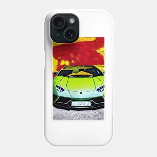 Super Car Sunset Phone Case