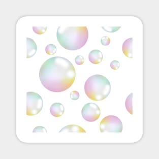 Soap Bublle Background Pattern Seamless Magnet