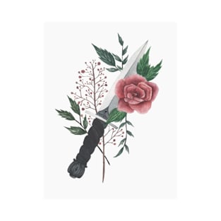 Flowers dagger T-Shirt