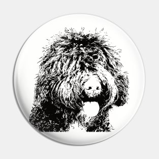 Barbet gift for French Water Dog Owners Pin