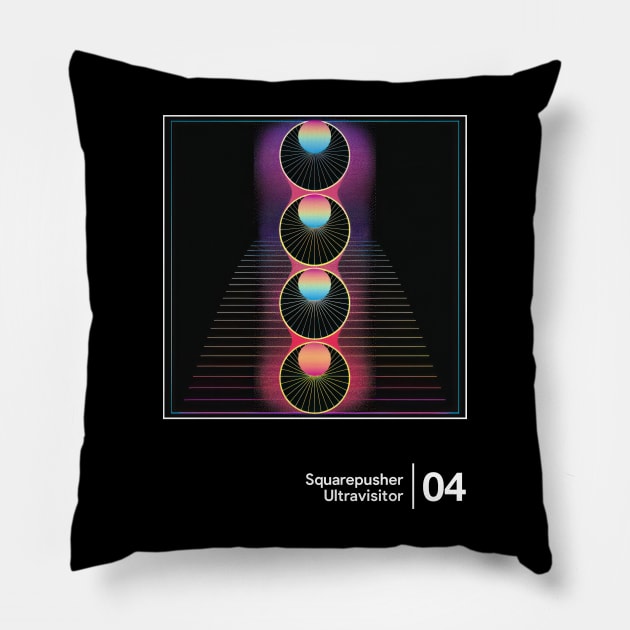 Ultravisitor - Minimalist Graphic Artwork Design Pillow by saudade