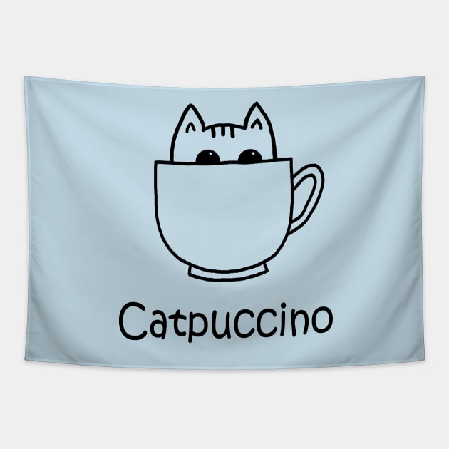 Catpuccino Pocket Tapestry by PelicanAndWolf