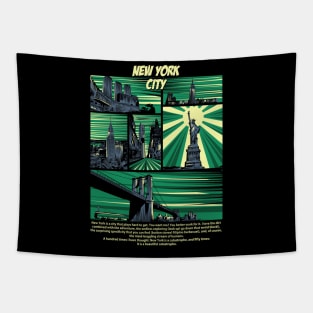 New York City Silhouette Tapestry