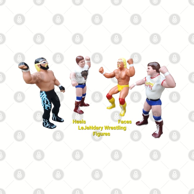 Heels Faces LeJeNdary Wrestling Figures by LeJeNdary Wrestling Figures