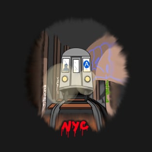 NYC Subway Series A Train T-Shirt