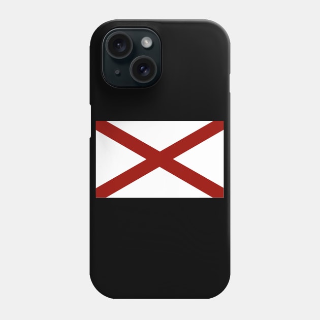 Flag - Alabama wo Txt Phone Case by twix123844