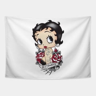 Tattoo Betty Boop Tapestry