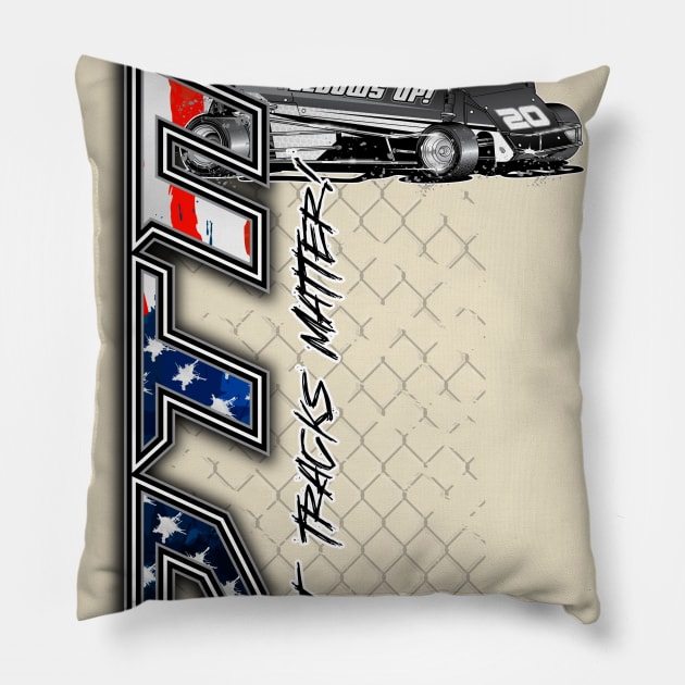 DTM Dirt Tracks Matter Pillow by Artslave Custom Car Art