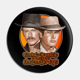 Retro Butch Cassidy and the Sundance Kid Tribute Pin