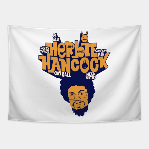 Herbie Hancock - Master of Funk and Jazz Tapestry by Boogosh