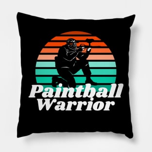 Paintball Warrior Pillow