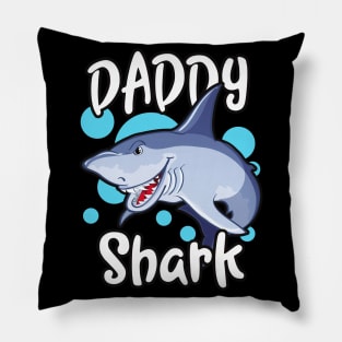 Daddy Shark funny Fathers Gift Pillow