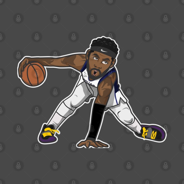 kyrie irving Cartoon Sylr by ray1007