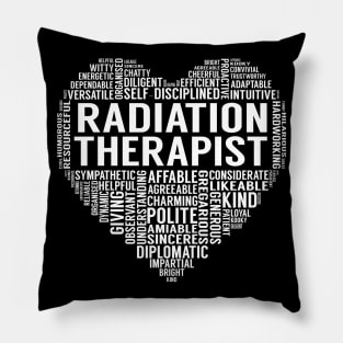 Radiation Therapist Heart Pillow