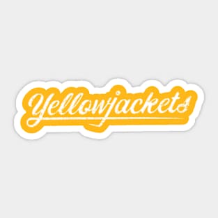 Pittsburgh Yellow Jackets Sticker for Sale by burghr