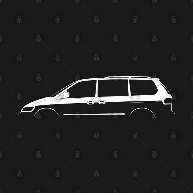 Honda Odyssey (RL1) Silhouette by Car-Silhouettes