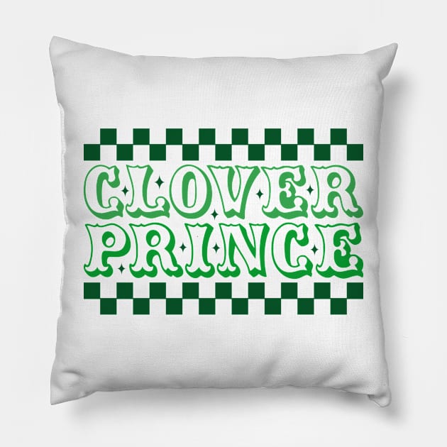 Clover Prince Pillow by MZeeDesigns