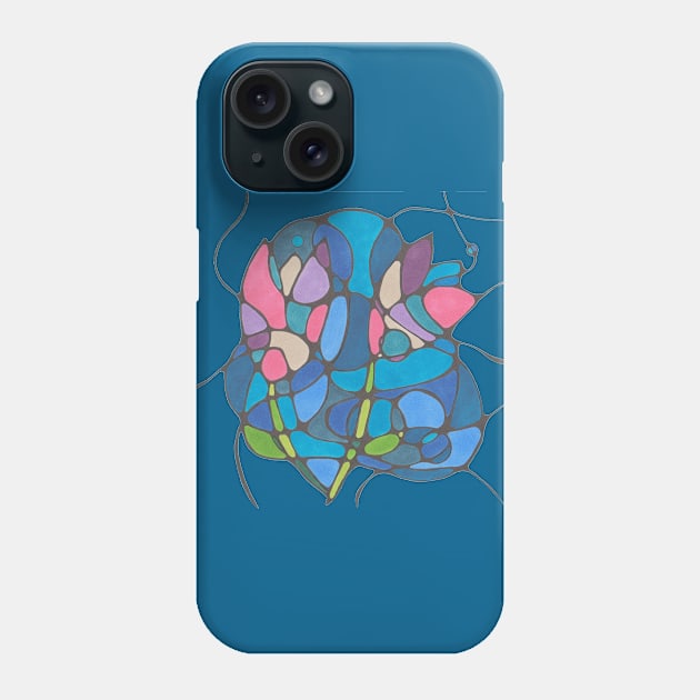 Neurogetic tulip design Phone Case by Keatos