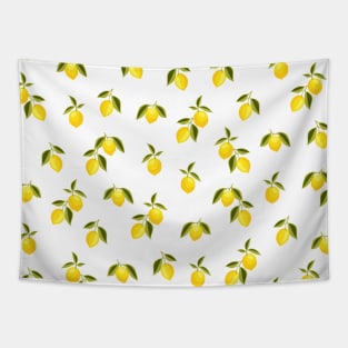 Citrus Lemon Fruit Pattern Tapestry