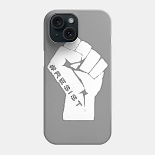 #RESIST in white text Phone Case