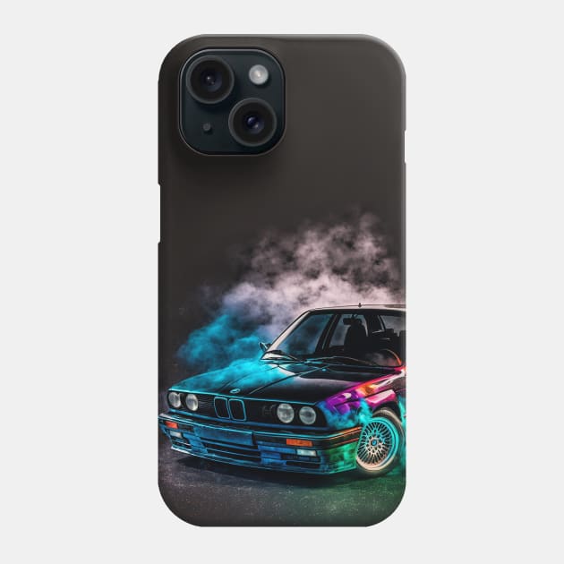 Rainbow Splash BMW 3 Phone Case by Duke's