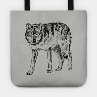 Wolf Image Tote