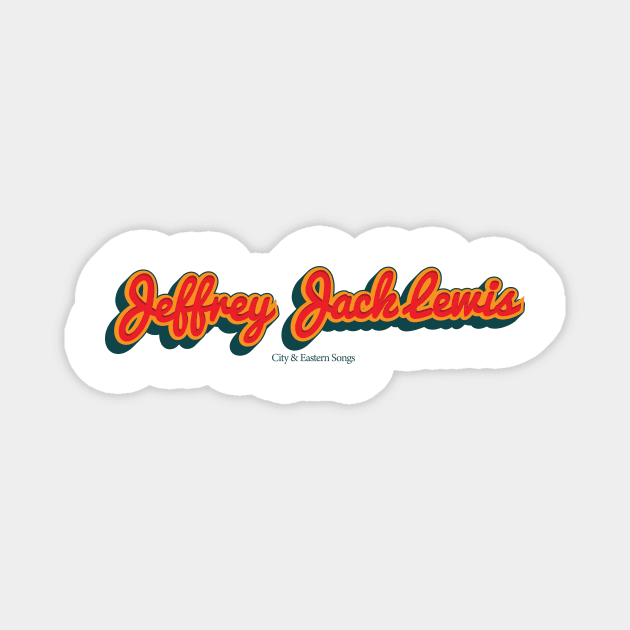 Jeffrey Jack Lewis Magnet by PowelCastStudio