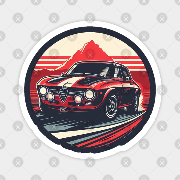 Alfa Romeo 2000 GTV Magnet by TaevasDesign