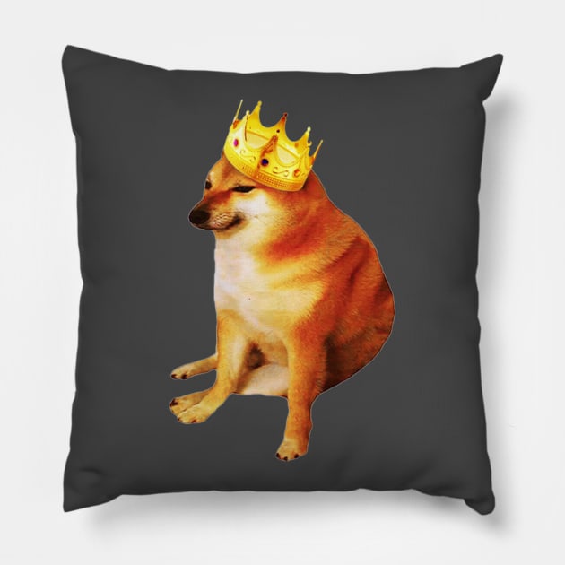 King Cheems Pillow by Tamie