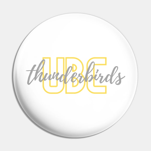 UBC Thunderbirds Pin by stickersbyjori