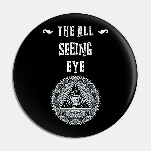 The All Seeing Eye Pin by MangoJonesLife