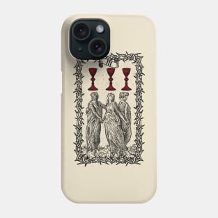 Three of Cups Phone Case