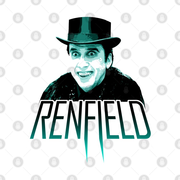 Renfield movie Nicolas Cage as count dracula fan works graphic design by ironpalette by ironpalette