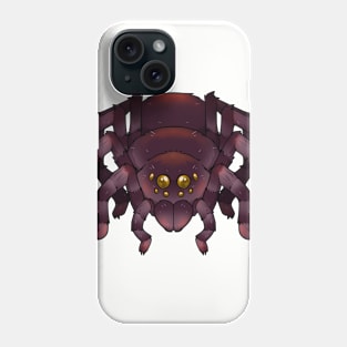 Cute tarantula (red) Phone Case