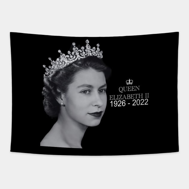 R.I.P Queen Elizabeth II Tapestry by zolazilabi