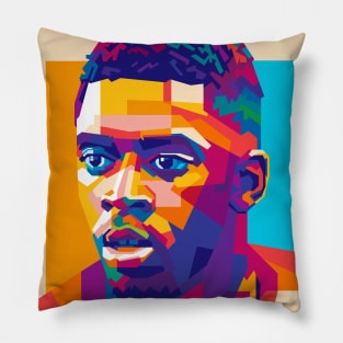 Ousmane Dembélé T-Shirt Pillow