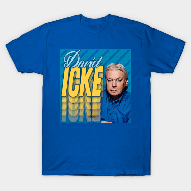 Discover David Icke #4 ///// New Age 90s Homage - David Icke - T-Shirt