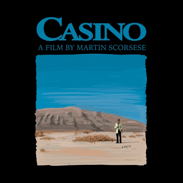 Casino by Martin Scorsese Illustration - Desert Scene by burrotees