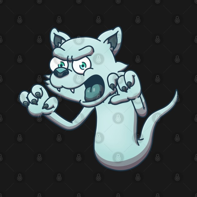 Cat Ghost by TheMaskedTooner
