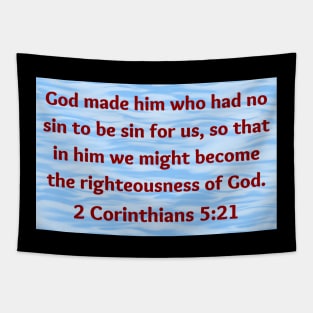 Bible Verse 2 Corinthians 5:21 Tapestry