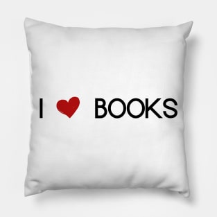 i love books Pillow