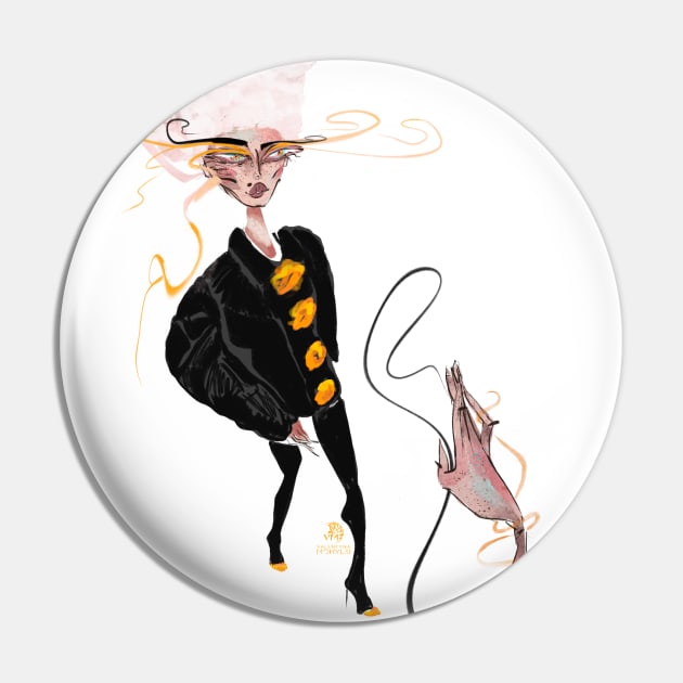 Fashion queen Pin by valentyna mohylei