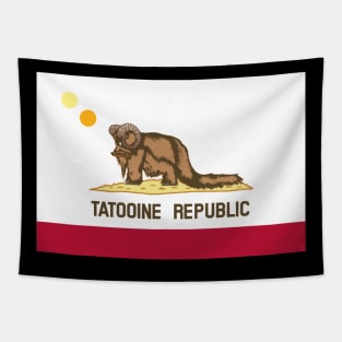 Tatooine Republic Flag Tapestry