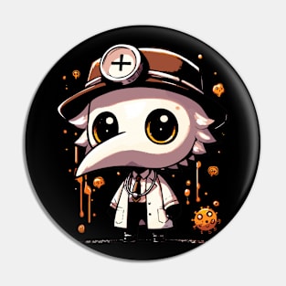 Kawaii plague doctor Pin