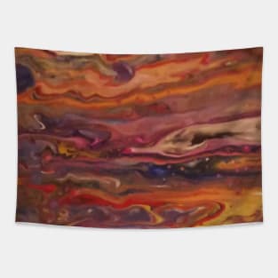 Jupiter Here Acrylic Abstract Art Tapestry